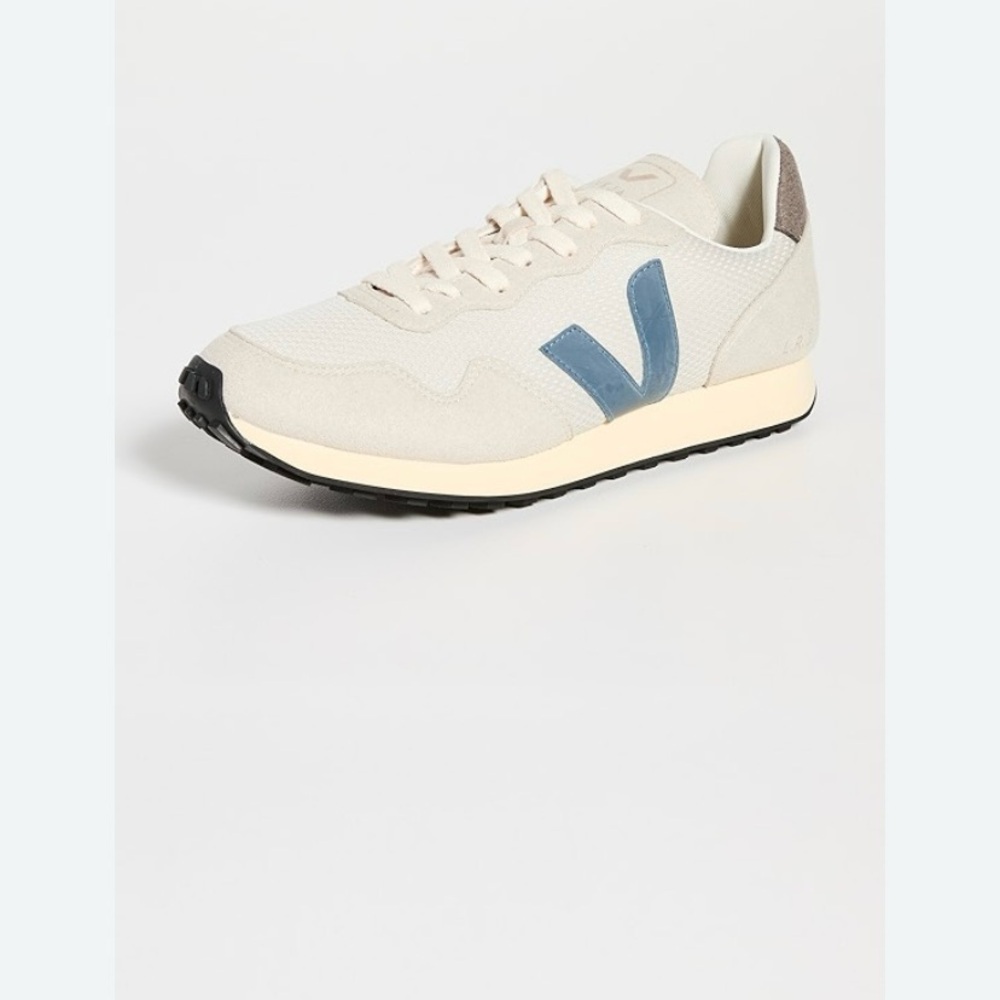 Veja Cream and Blue Women's Sneakers